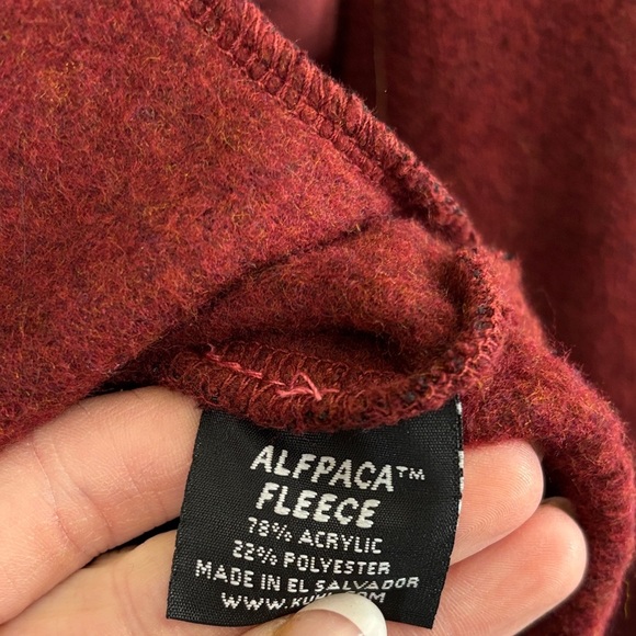 Kuhl Red Trench Coat Mid-Length Notched Lapel - Picture 4 of 4